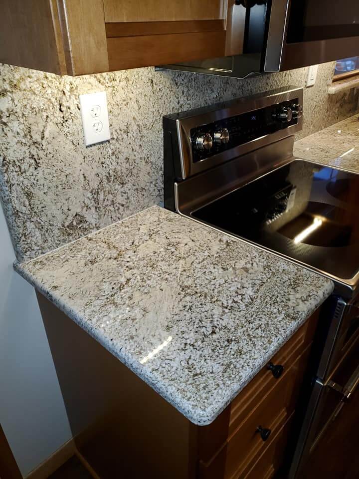 white sand granite countertop