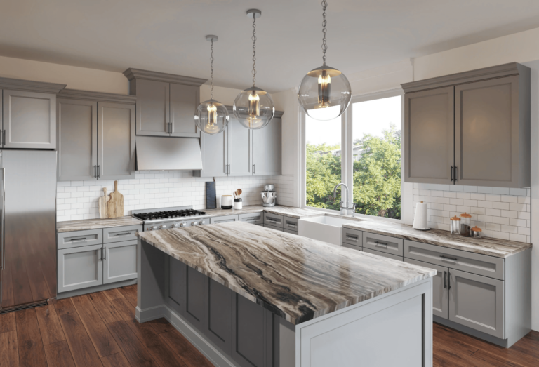 Fantasy Brown Granite Kitchen